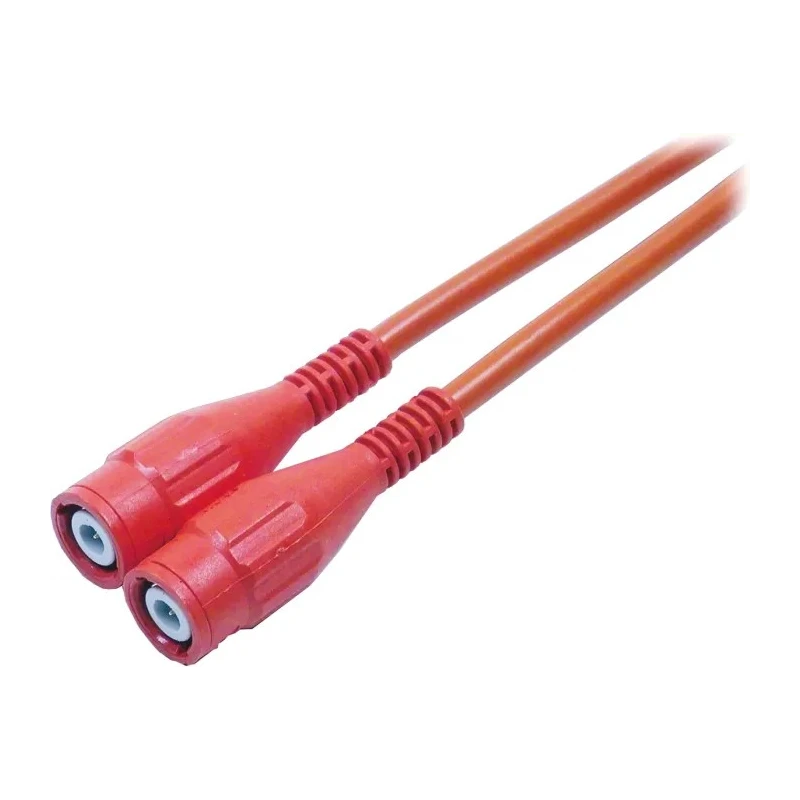 Staubli 1kV Red BNC Test Lead, 1 m Lead Length 67.9770-100-22