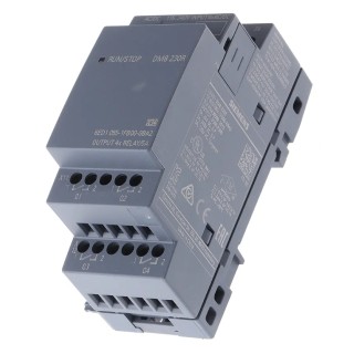 Siemens LOGO! Series I/O Module, 4-Input Digital Input, 4 Outputs Relay Output 6ED1055-1FB00-0BA2