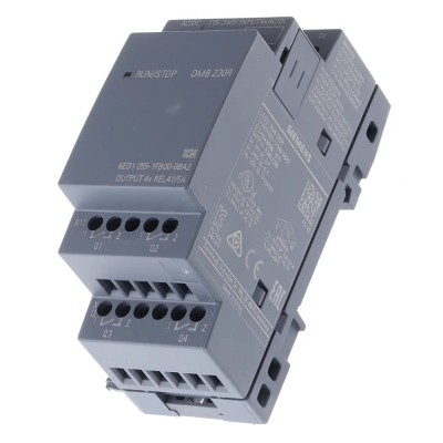 Siemens LOGO! Series I/O Module, 4-Input Digital Input, 4 Outputs Relay Output 6ED1055-1FB00-0BA2