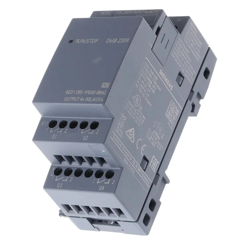 Siemens LOGO! Series I/O Module, 4-Input Digital Input, 4 Outputs Relay Output 6ED1055-1FB00-0BA2