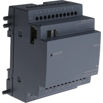 Siemens LOGO! Series I/O Module, 8-Input Digital Inputs, 8 Digital Outputs, 24V DC Supply 6ED1055-1CB10-0BA2