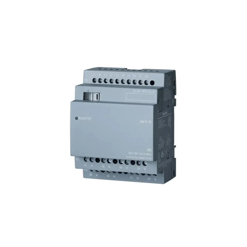 Siemens LOGO! Series I/O Module, 8-Input Digital Inputs, 8 Digital Outputs, 24V DC Supply 6ED1055-1CB10-0BA2