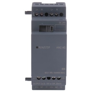 Siemens LOGO! Series I/O Module 24V DC 2 Analogue Outputs 300mA 6ED1055-1MM00-0BA2