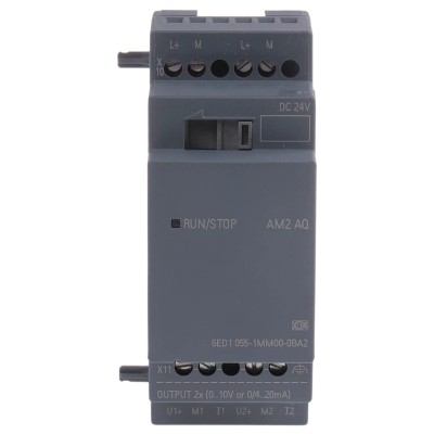 Siemens LOGO! Series I/O Module 24V DC 2 Analogue Outputs 300mA 6ED1055-1MM00-0BA2