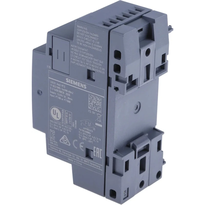 Siemens LOGO! Series I/O Module 2-Input Analogue Input 6ED1055-1MD00-0BA2