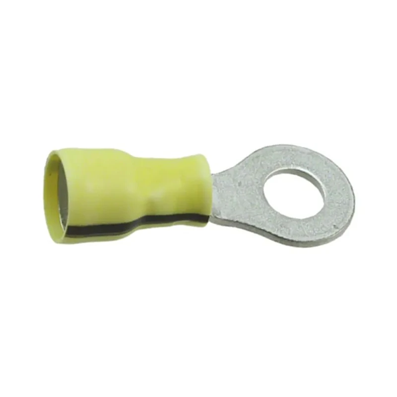 TE Connectivity PIDG Insulated Ring Terminal M6 Stud Size 16 AWG 14 AWG Wire Size Yellow 35362