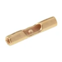 TE Connectivity Solistrand Strap Butt Splice Connector Uninsulated Gold over Nickel 26 AWG 324369