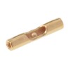 TE Connectivity Solistrand Strap Butt Splice Connector Uninsulated Gold over Nickel 26 AWG 324369