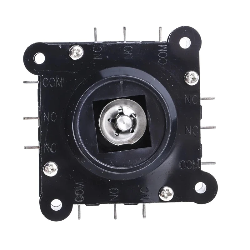 RS PRO 2-Axis Joystick Knob Spring Return, IP65, 250 V AC/DC, 5A, Mechanical Life 200000 Operations 825-2596