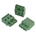 Wurth Elektronik 3-Contact Pluggable Terminal Block, 7.62 mm Pitch, 1 Row, 15A, Green, Polyamide Housing 691352410003