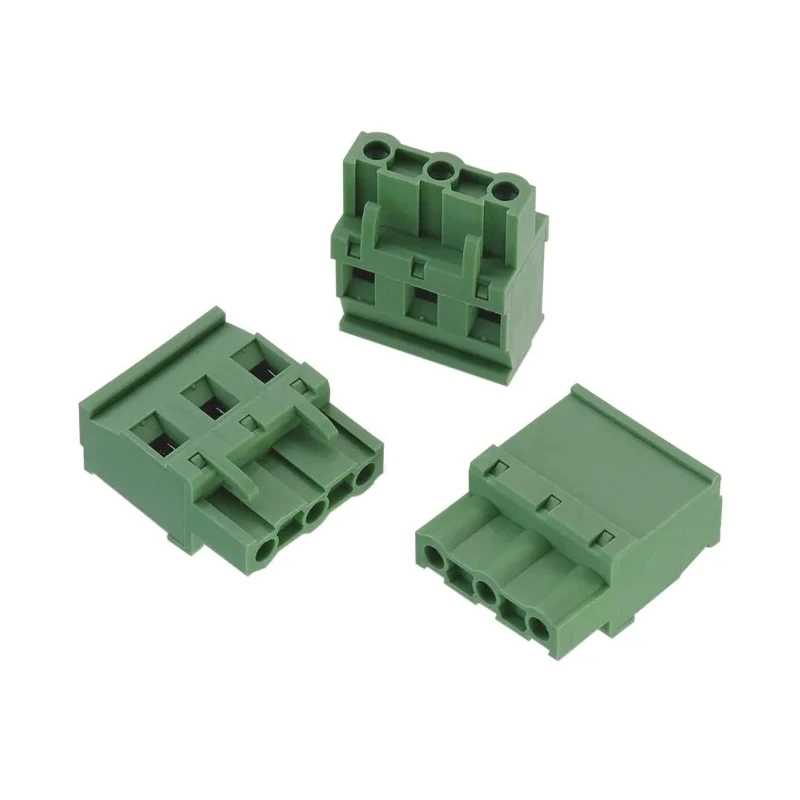 Wurth Elektronik 3-Contact Pluggable Terminal Block, 7.62 mm Pitch, 1 Row, 15A, Green, Polyamide Housing 691352410003