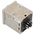 Omron DIN Rail, Panel Mount Timer Relay DPDT 2-Contact 125 V DC 100-240 V AC 0.05s to 300h H3CR