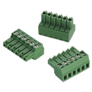 Wurth Elektronik 3611 Series Pluggable Terminal Block, 5-Contact, 3.5 mm Pitch, 1 Row, 10.5A, 300V AC 691361100005