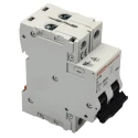 Lovato Electric Modulo P1MB Miniature Circuit Breaker, 2-Pole, 2A, Type D, 400V AC, 80V DC, 10 kA Breaking Capacity P1MB