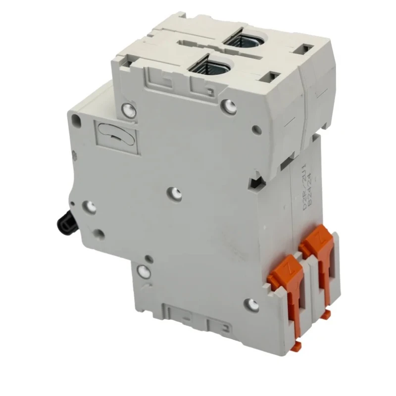 Lovato Electric Modulo P1MB Miniature Circuit Breaker, 2-Pole, 2A, Type D, 400V AC, 80V DC, 10 kA Breaking Capacity P1MB