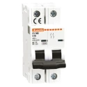Lovato Electric Modulo P1MB Miniature Circuit Breaker, 2-Pole, 32A, Type B, 400V AC, 80V DC, 10 kA Breaking Capacity P1MB