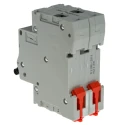 Lovato Electric Modulo P1MB Miniature Circuit Breaker, 2-Pole, 10A, Type D, 400V AC, 80V DC, 10 kA Breaking P1MB