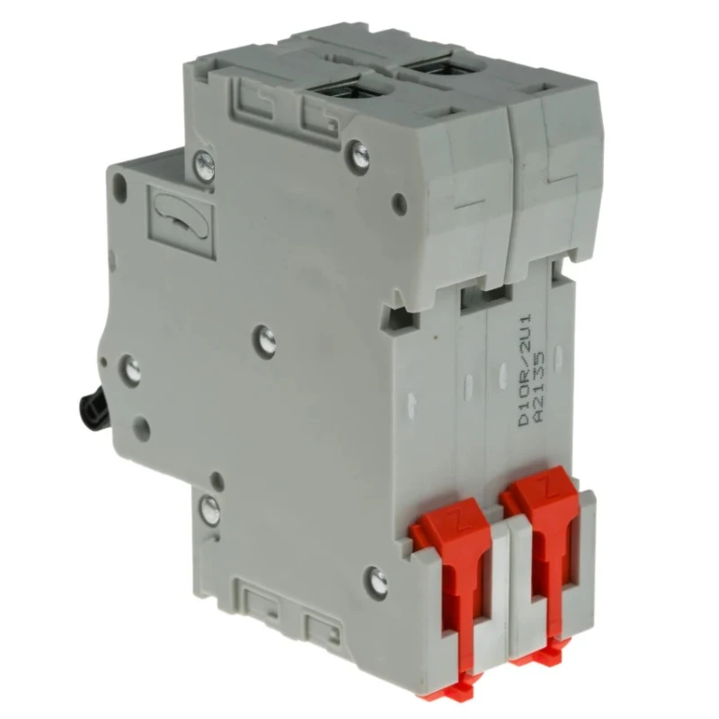 Lovato Electric Modulo P1MB Miniature Circuit Breaker, 2-Pole, 10A, Type D, 400V AC, 80V DC, 10 kA Breaking P1MB