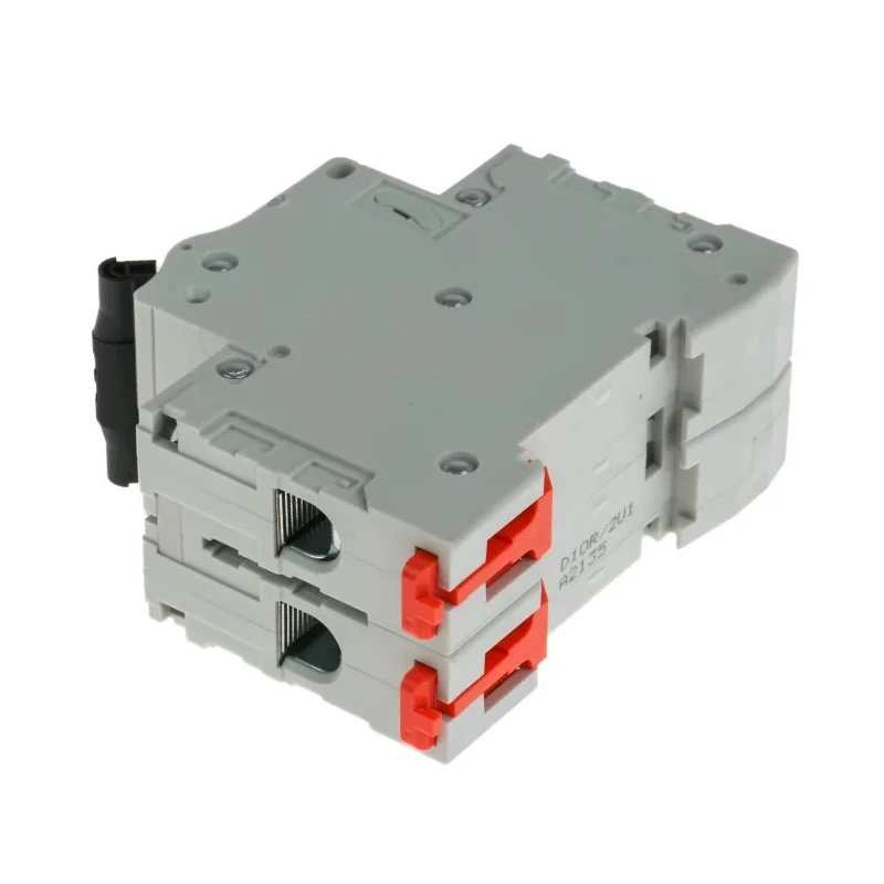 Lovato Electric Modulo P1MB Miniature Circuit Breaker, 2-Pole, 10A, Type D, 400V AC, 80V DC, 10 kA Breaking P1MB