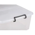 RS PRO 50L Transparent Polymer Storage Box 230 mm x 450 mm x 700 mm 825-2338