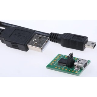 Microchip MCP2200 Breakout Module USB 2.0 to UART Protocol Converter 12MHz ADM00393