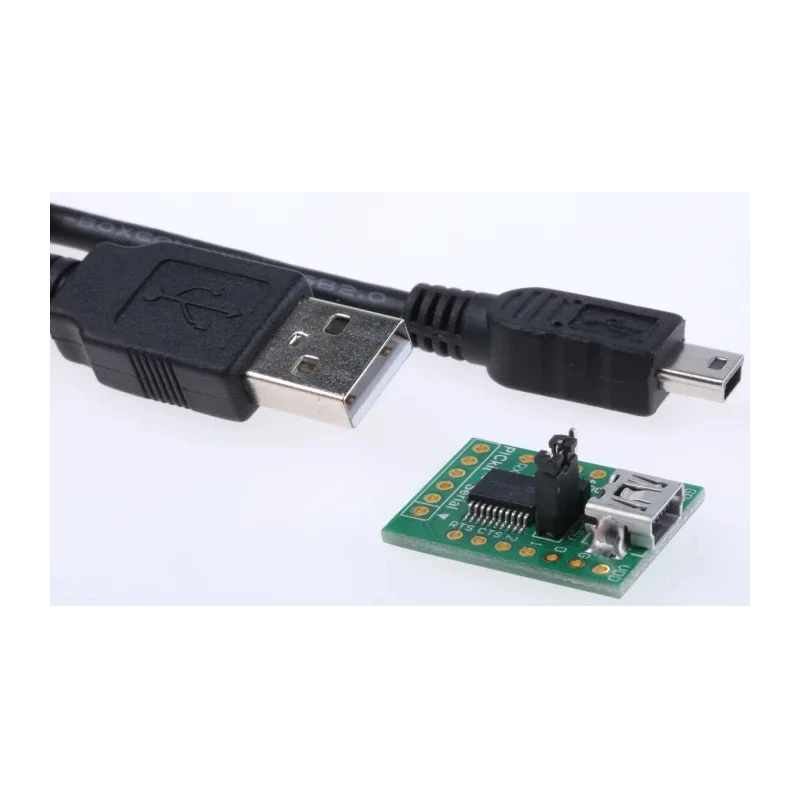 Microchip MCP2200 Breakout Module USB 2.0 to UART Protocol Converter 12MHz ADM00393