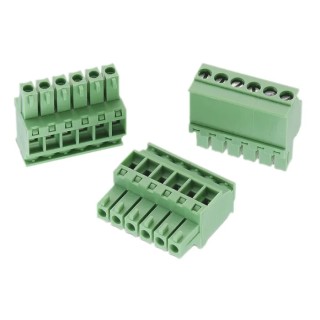 Wurth Elektronik 3631 Series Pluggable Terminal Block, 8-Contact, 3.5 mm Pitch, 1 Row, 10A Current, Polyamide 691363110008