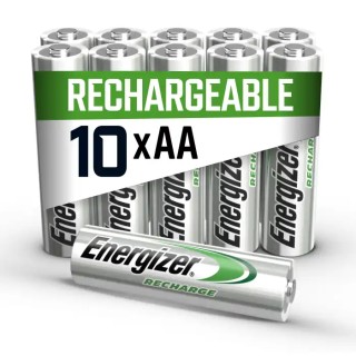 Energizer Rechargeable AA Nickel Metal Hydride Battery 2 Ah Capacity 1.2 V Nominal Voltage 7638900417029