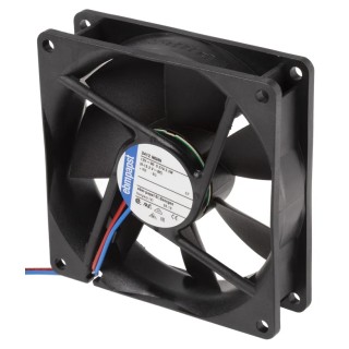 ebm-papst 3400 N Series Ball Bearing DC Axial Fan 12V DC 3.2W 102 m³/h IP68 92mm x 92mm x 25mm
