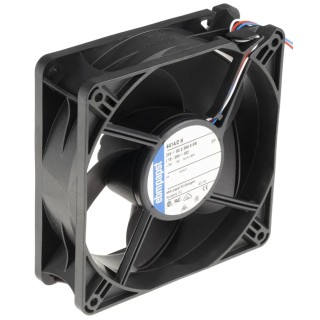 ebm-papst 4400 Series Compact DC Axial Fan 24V dc 8.6W 240 m³/h 119 mm x 38 mm 4414/2H