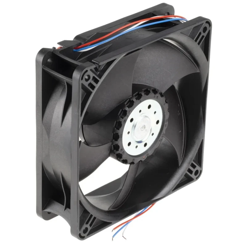 ebm-papst 4400 Series Compact DC Axial Fan 24V dc 8.6W 240 m³/h 119 mm x 38 mm 4414/2H