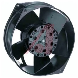 ebm-papst W2S130 Series AC Ball Bearing Axial Fan, 115/230 V AC, 45 W, 0.12 A, 380 m³/h, IP22, 172x172x55 mm