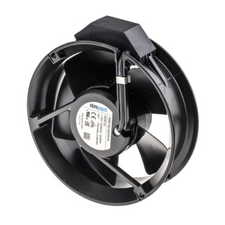 ebm-papst W2E143 Series Axial Fan 115V AC 26W 0.12A Max Air Flow 440 m³/h IP22 172 mm Frame Size