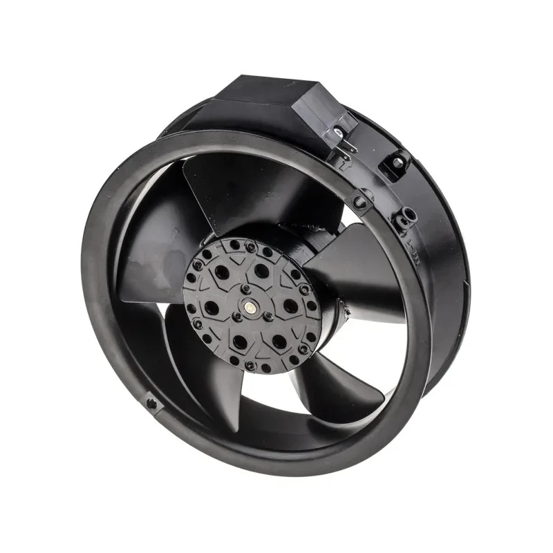 ebm-papst W2E143 Series Axial Fan 115V AC 26W 0.12A Max Air Flow 440 m³/h IP22 172 mm Frame Size 