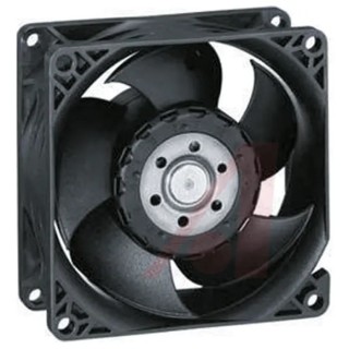ebm-papst 8200 J Series High Performance 24V DC Axial Fan 190 m³/h Airflow 26 W Power IP68 Rated 80 mm Frame 