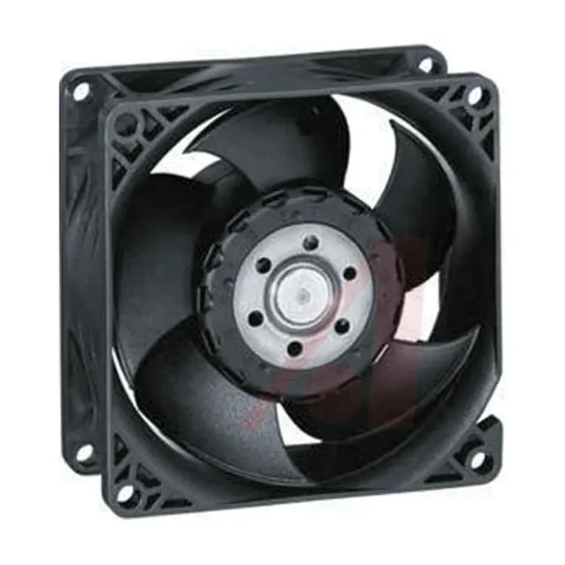 ebm-papst 8200 J Series High Performance 24V DC Axial Fan 190 m³/h Airflow 26 W Power IP68 Rated 80 mm Frame 