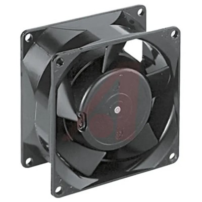 ebm-papst 8000 V Series Axial Fan, 230V AC, 11 W, 61.16 m³/h, IP20, Ball Bearing, 2800 RPM, 80 mm Frame Size, Model 