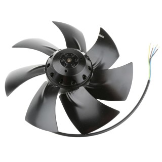 ebm-papst S Series AC Compact Axial Fan 230V AC 150W 660mA Ball Bearing IP44 251mm A2E250-AL06-01