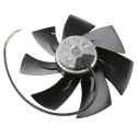 ebm-papst S Series AC Compact Axial Fan 230V AC 150W 660mA Ball Bearing IP44 251mm A2E250-AL06-01