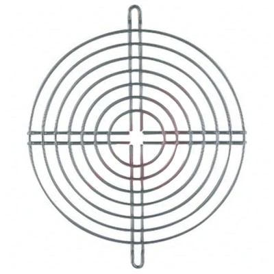 ebm-papst LZ27 Series Metal Finger Guard for 150 mm Fans, 162.05 mm Hole Spacing, Grey, 154.4 mm Width & Height 9498-2-4039