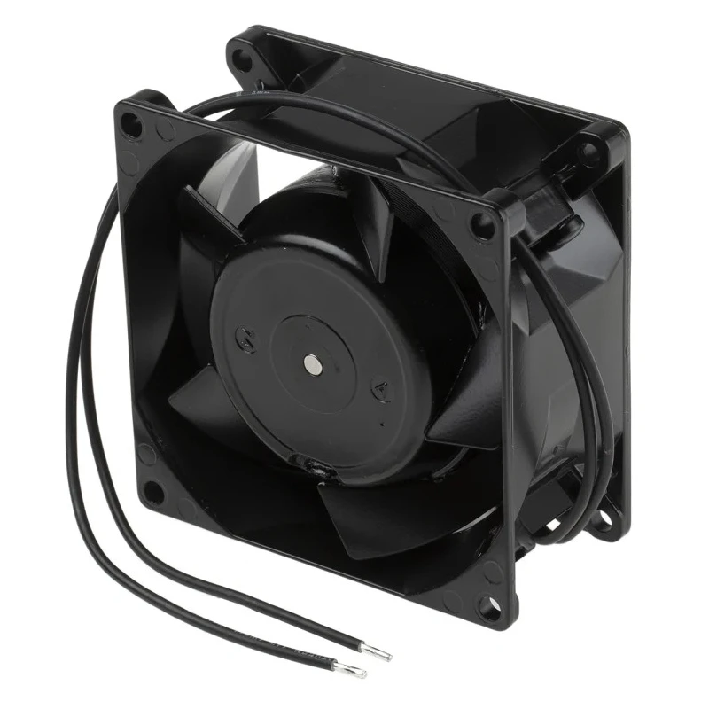ebm-papst 8000 V Series AC Ball Bearing Axial Fan 24V AC 12 W 47 m³/h 80x80x38 mm IP20 
