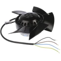 ebm-papst A2E170 Series AC Compact Axial Fan, 230V AC, 53W Power, 230mA Max, 565 m³/h Airflow, IP44, 170 mm Frame Size 