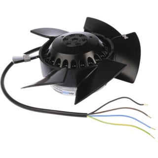 ebm-papst A2E170 Series AC Compact Axial Fan, 230V AC, 53W Power, 230mA Max, 565 m³/h Airflow, IP44, 170 mm Frame Size 