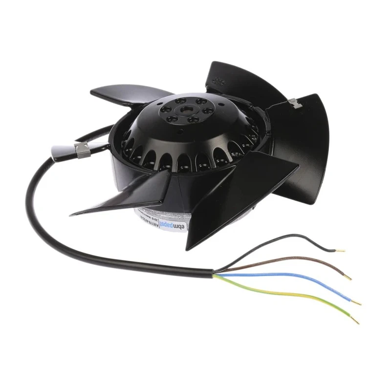 ebm-papst A2E170 Series AC Compact Axial Fan, 230V AC, 53W Power, 230mA Max, 565 m³/h Airflow, IP44, 170 mm Frame Size 
