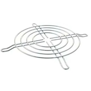 ebm-papst Metal Finger Guard for 92 mm Fans, 82.42 mm Screw Hole Spacing, Grey, 121 mm x 121 mm x 5 mm LZ23