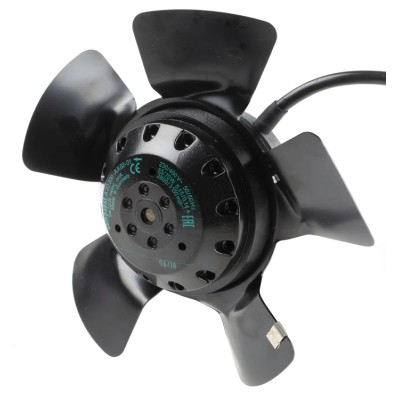 ebm-papst A Series Axial Fan 230V AC 400V AC 940 m³/h 70W 260mA Max IP44 195mm 73mm 72.5mm 