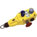 IDEM GLS Rope Pull Switch 239 mm, Straight Mounting, 2 NO/2 NC Contacts, IP67, Die Cast Aluminium Housing 142064