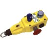 IDEM GLS Rope Pull Switch 239 mm, Straight Mounting, 2 NO/2 NC Contacts, IP67, Die Cast Aluminium Housing 142064