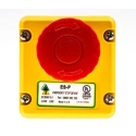 IDEM ES Series Twist Release Emergency Stop Push Button Surface Mount 2 NC/1 NO 24V DC 3A IP67 