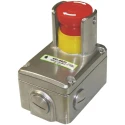 IDEM ESL Series Twist Release Emergency Stop Push Button, Surface Mount, 2 NC/2 NO, IP69K, IP67 232010